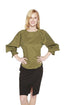 Edera Top- Olive Green